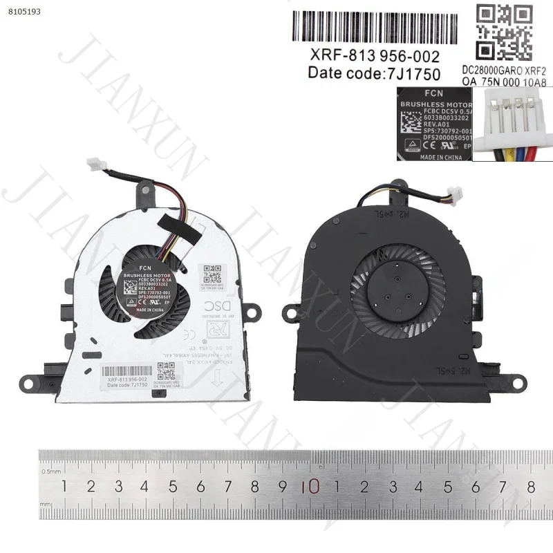 S+Laptop CPU Cooling Fan For Dell Latitude 3590 L3590 E3590 15 5570 5575 High Copy
