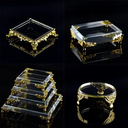 Crystal glass base, metal jewelry display panel, mineral label, wine decoration, base base base, base accessories accessories