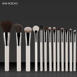 13-Pack White Handle Makeup Brush Set Makeup Concealer Brush Blush Brush Eyeshadow Foundation Brush Cosmetics Beauty Tools