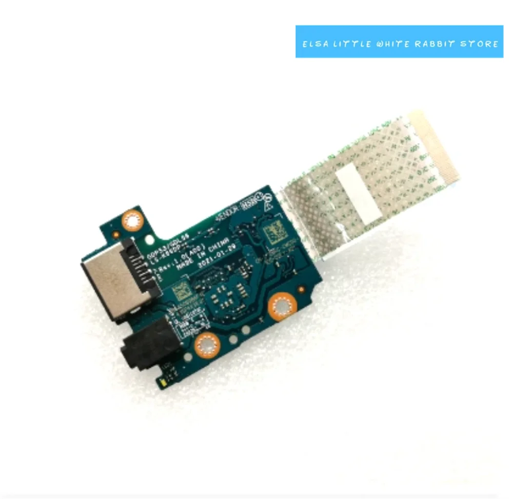 Для Dell Alienware M15 R5 R6 G15 5515 аудио RJ45 Lan плата с кабелем 07C6KC GDP53/GDL56 LS-K66DP