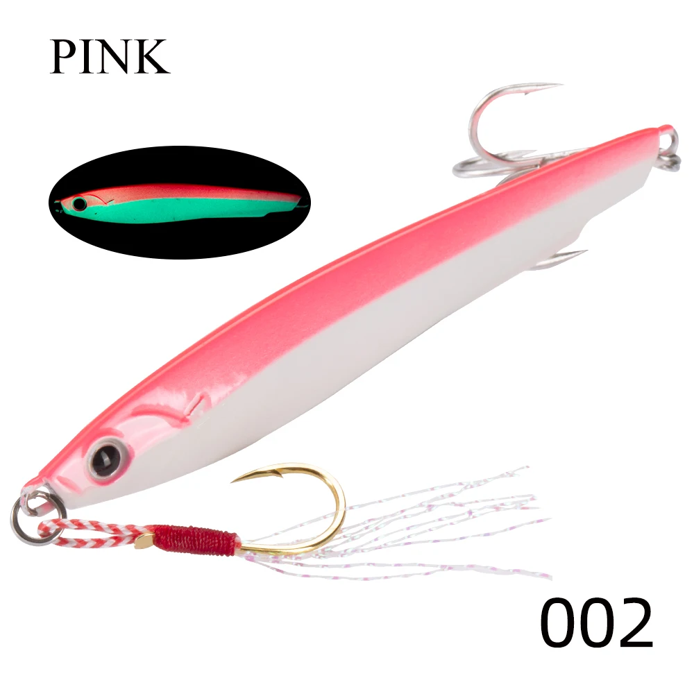 Hunthouse Metall-Jig, blendender Köder, langsames Guss, sinkendes Jigging, harter Köder, Löffel, drehend, 15/20/27,5/36 g, Trolling, Wolfsbarsch, Forellenfisch