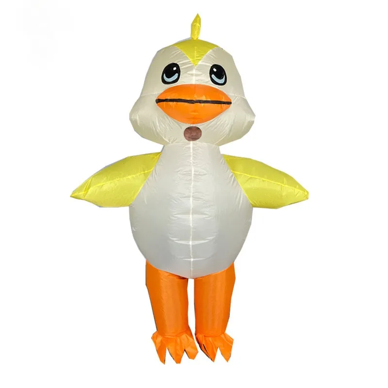 Disfraz Inflable de Pato Adorable para Festivales y Fiestas, Traje de Patito Inflable para Adultos