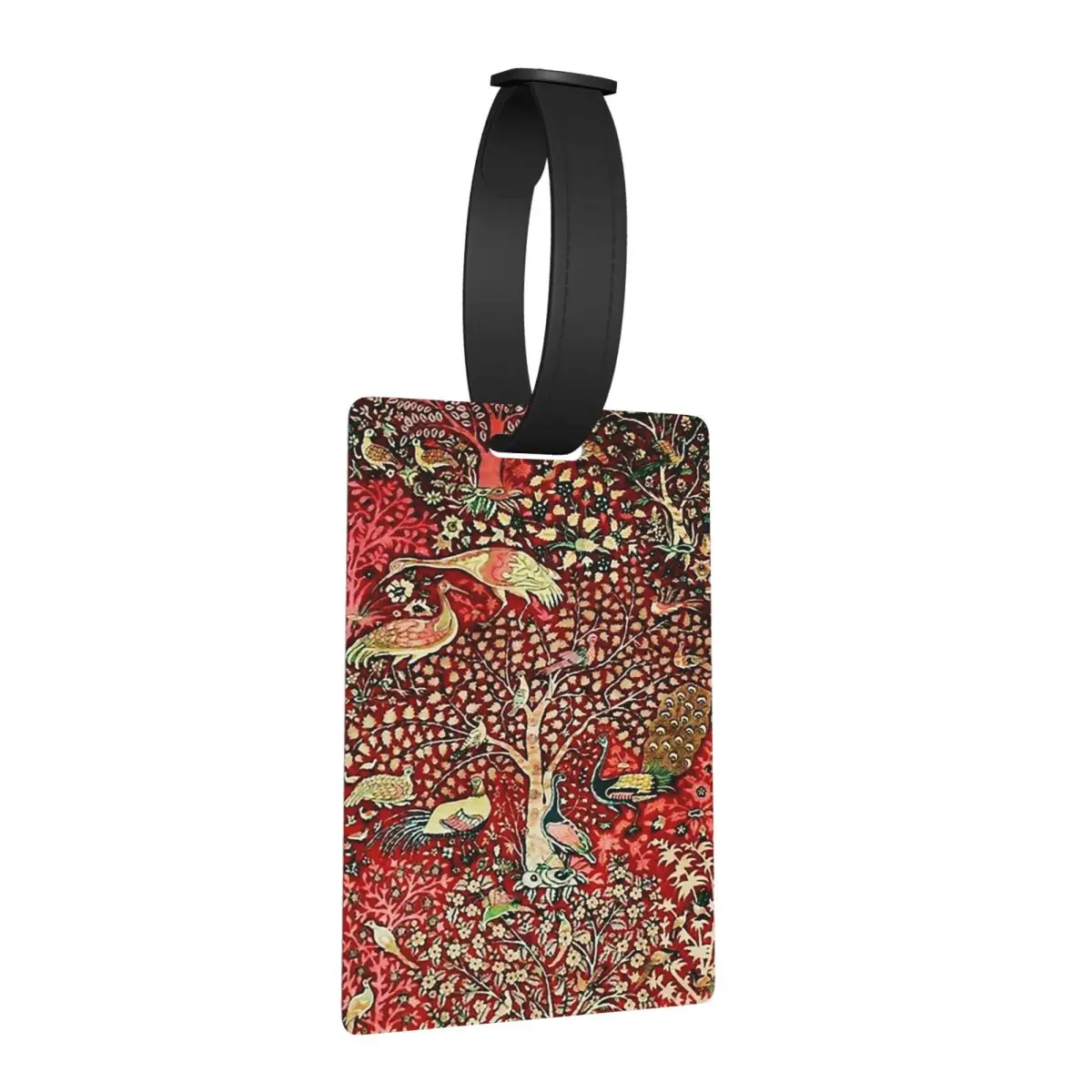 

Антикварный персидский ковер, птица, дерево, цветы, багажные бирки, чемодан, дорожная мода, багаж, посадочная бирка, держатель этикетки, идентификационное имя, адрес