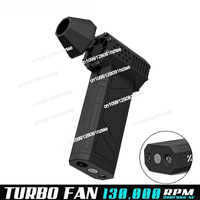 CROSSGUN Jet Turbo King Kong Jetfan Strong Fan Portable Handheld with LED Lighting Dust Elimination Computer Hurricane Storm X3