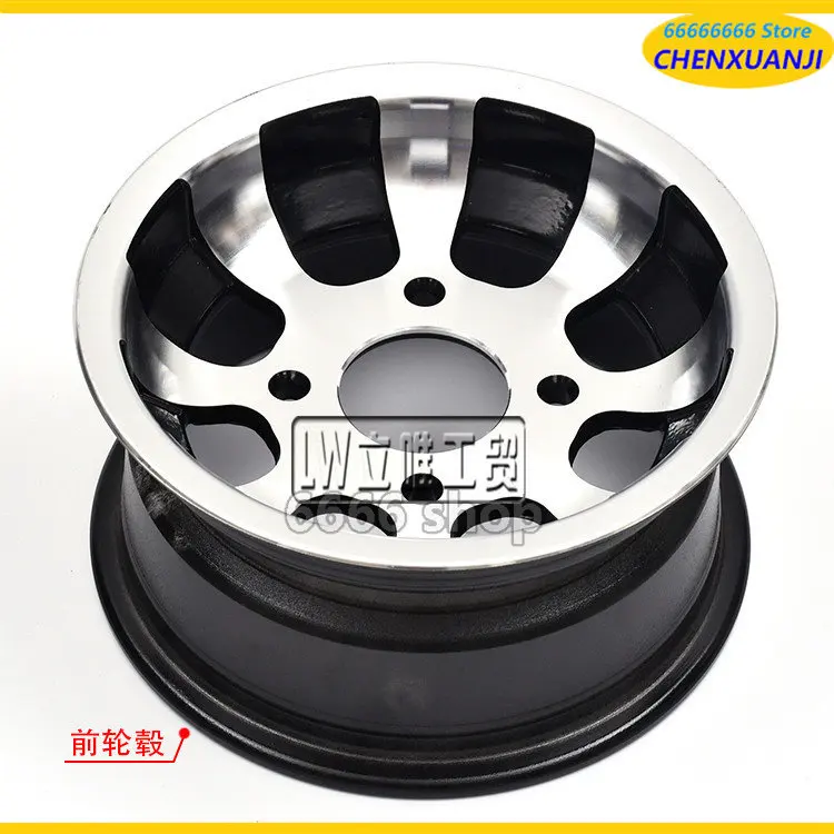 Kart ATV 10 Inch Aluminum Alloy Wheel Rim Front 20X7-10 21X7-10 23X7-10 Rear 20.5X10-10 22X10-10 20X10-10 Wheel Hub