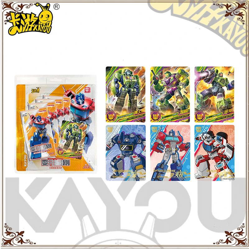 Kayou Original Transformers Card Leader Edition Optimus Prime Peripheral Card Book Collection Booking Game Card