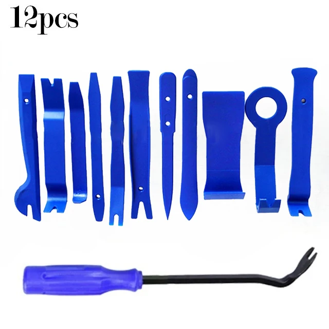7/8/11/12 Stuks Autodeur Clip Auto Demontage Gereedschap Set DVD Stereo Refit Kits interieur Plastic Trim Panel Dashboard Removal Tools