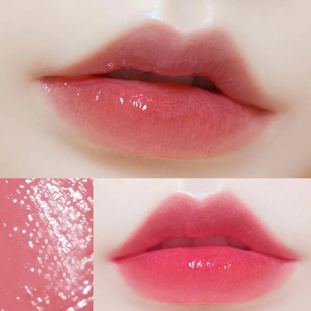 Perzik/aardbei hydraterende lippenstift getinte lippenbalsem hydraterend gearomatiseerd met natuurlijke fruitoliën