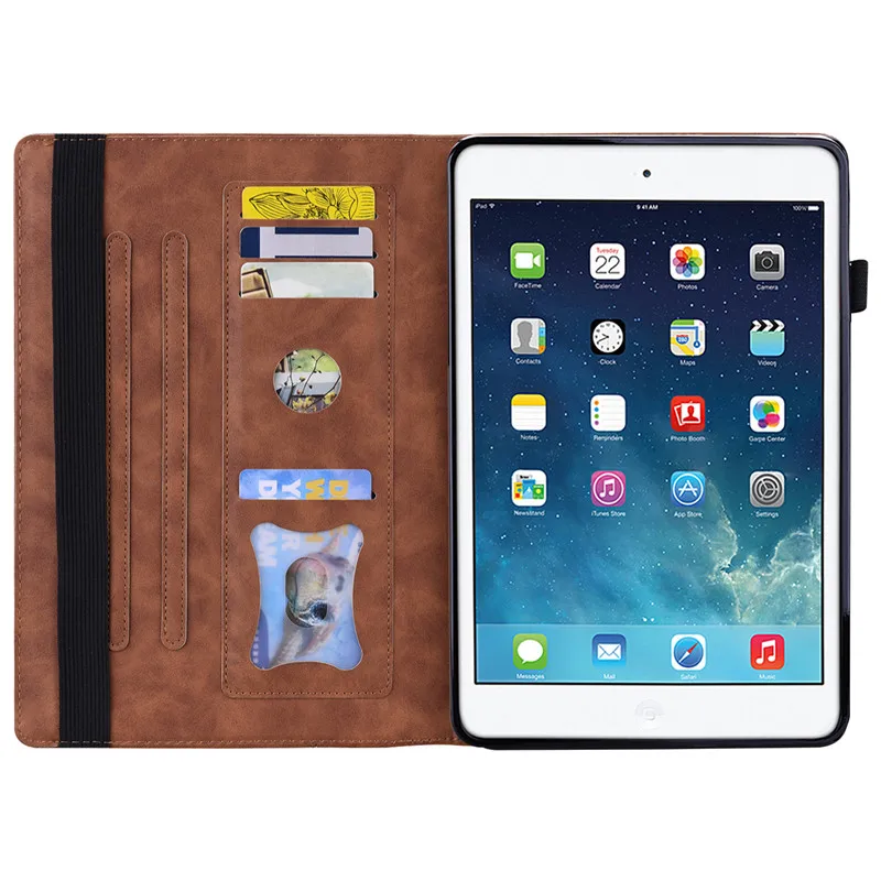 For iPad 10th 9th Generation Case Luxury Wallet Stand Tablet For Funda iPad 10.2 9.7 iPad 10 9 8 7 6 5 Air 1 2 Case Cover Coque
