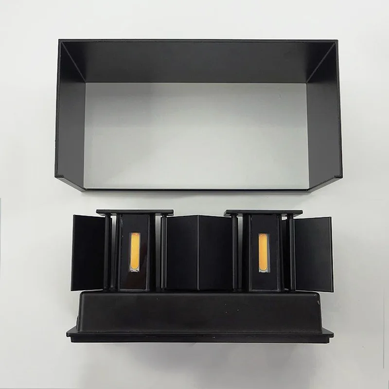 LED Waterproof 24W LED Wall Lamps Black/White Color Shell IP65 Waterproof Indoor Outdoor Lighting Aluminum Wall Light  arandela