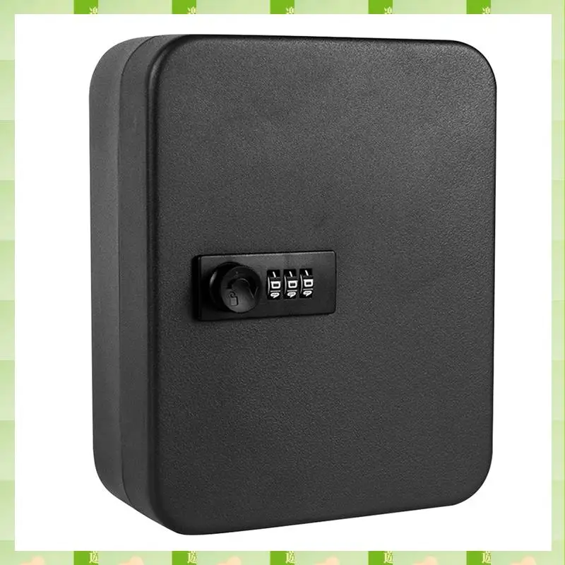2025 Combination Key Cabinet 20 Key Hooks Key Box Wall Mounted Locking Key Organizer Key Cabinet Security Lock Box,Combination K