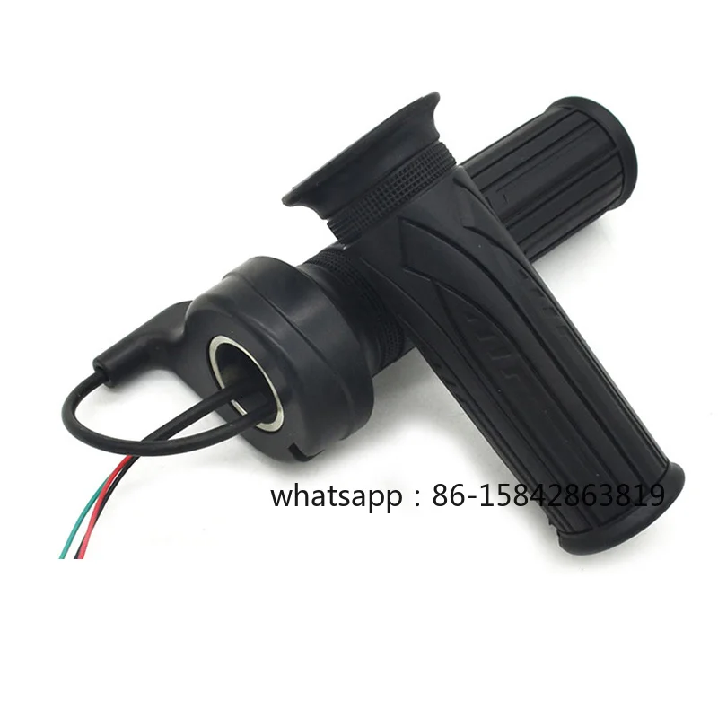 Electric Bike Throttle Twist Throttle 12V-72V Accelerator for Electric Bicycle/E-bike/Electric Scooter