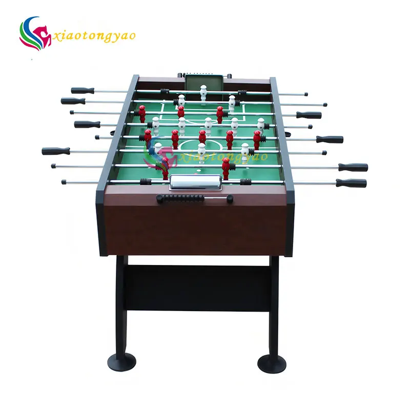 Wood Football Soccer Table Games Arcade Game Machine For 2 Players With Acrylic & Metal Construction Indoor/Outdoor Use
