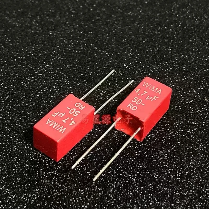 4.7UF 50V imported Weima WIMA 50V475 4.7UF 4U7 MKS2 audio fever capacitor