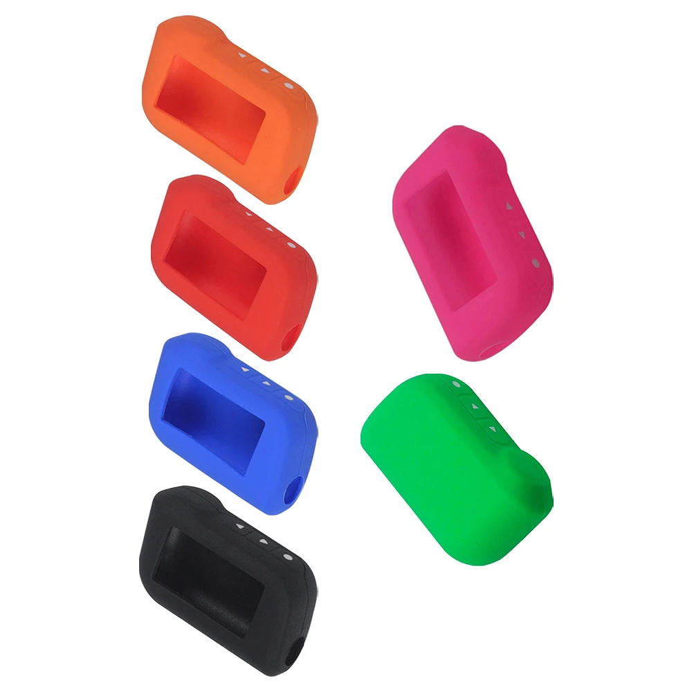 1 قطعة حافظة مفاتيح السيارة من السيليكون الناعم لـ Starline A93/A63 النسخة الروسية 3 أزرار حماية مفتاح استبدال السيارة المقاوم للخدش #2