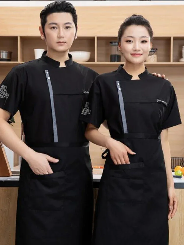 卸売西洋レストランシェフジャケット女性フードサービス調理衣装男性ファーストフードシェフ制服ホテルケータリング作業服