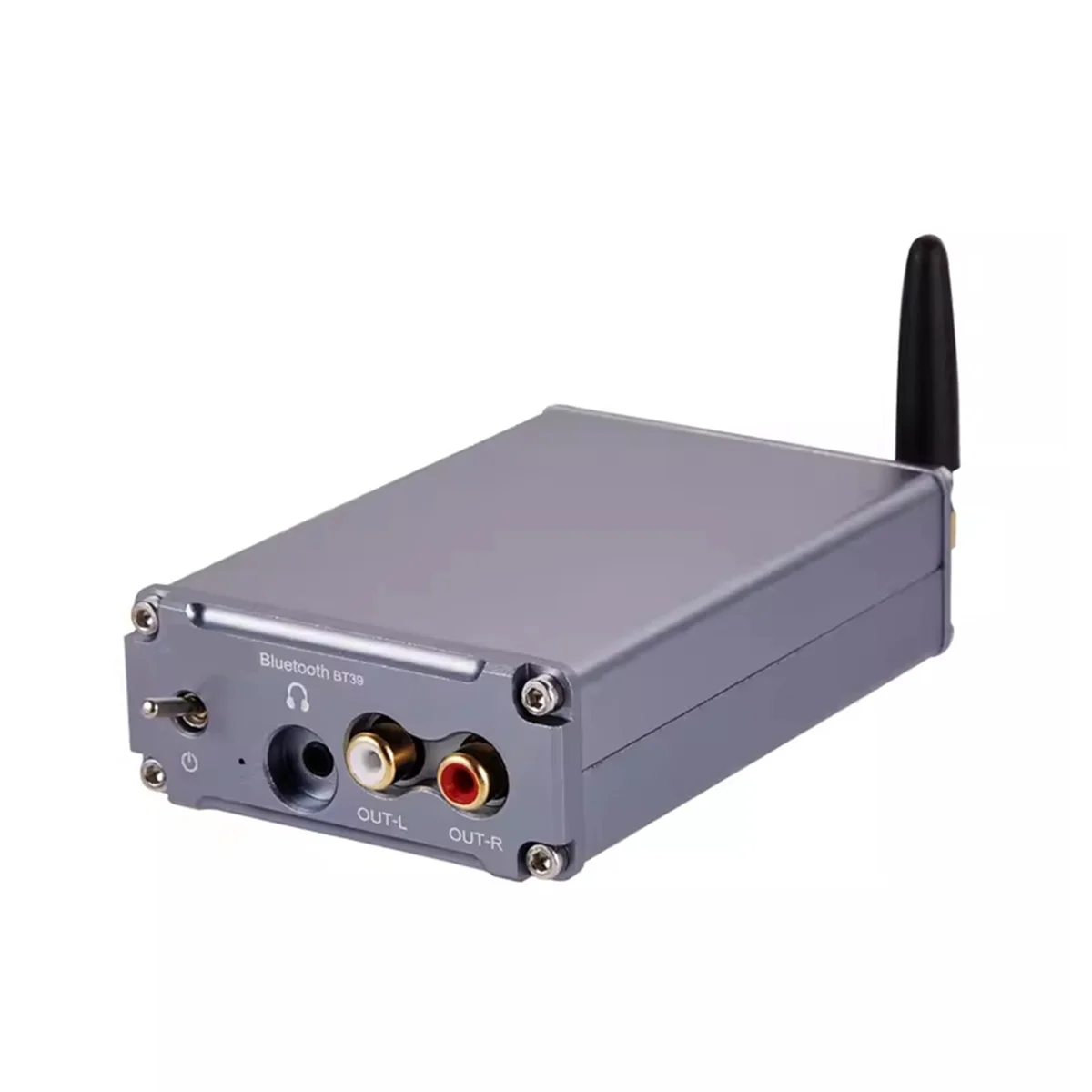 

T35C Lossless HIFI Decoder QCC5125 ES9039Q2M HD Bluetooth 5.0 Wireless Receiver Adapter Decoding DC12V Gray