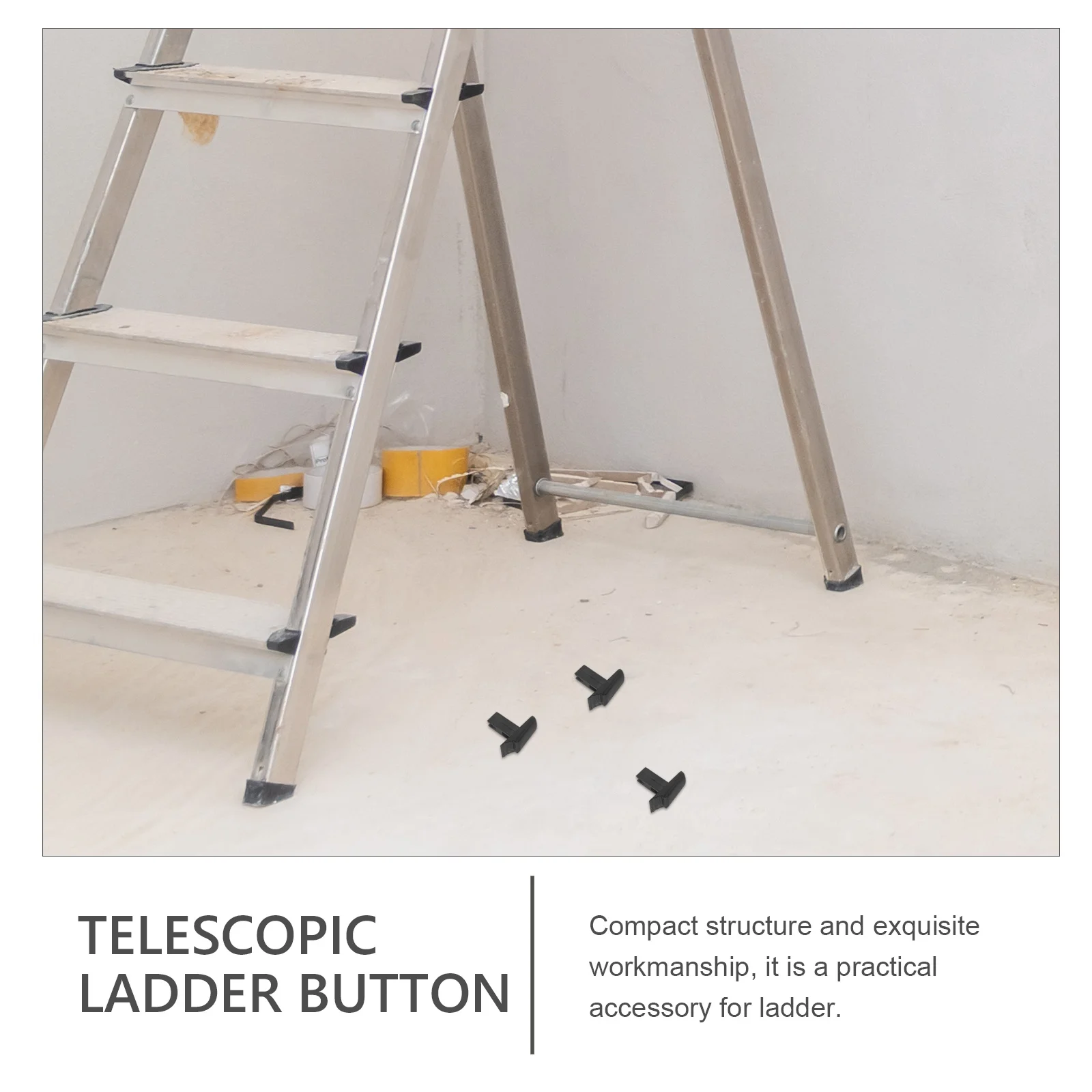 

3pcs Anti-Slip Silicone Pads Ladder Replacement Parts Resistant Universal Folding Extension