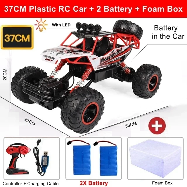 Oike RC Auto Afstandsbediening Klimvoertuig Buiten All Terrain Off-road Vrachtwagens 4WD Racing Drift Cars Speelgoedcadeau voor kinderen Volwassenen - afbeelding 1