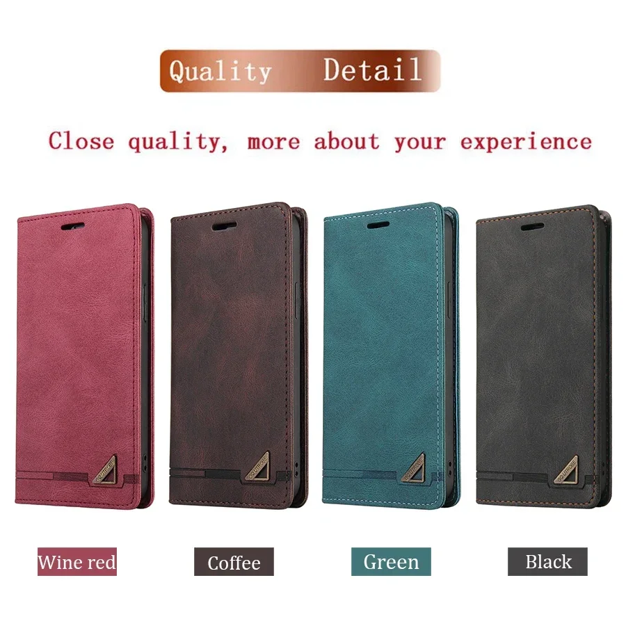 Luxus-Brieftaschenhülle mit Kartenfach, RFID-Blockierung, magnetischer Klapphülle aus Leder für Samsung Galaxy S26 Ultra S26 Plus S26 Cover Shell – Detail 1