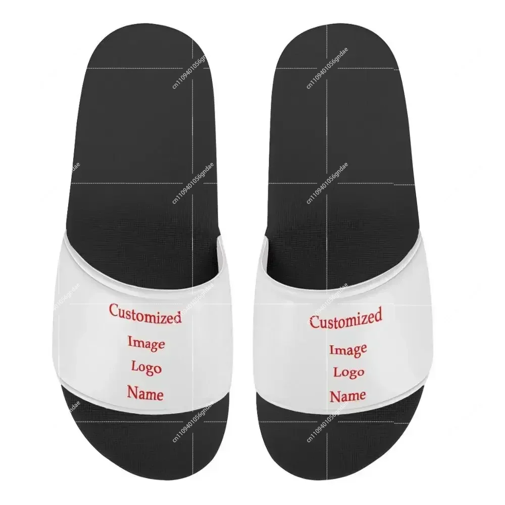 Custom Shoes High Quality PVC Men and Women Slip On Slide Sandals Sublimation Printed Custom Logo Summer Slippers for Children view 3
