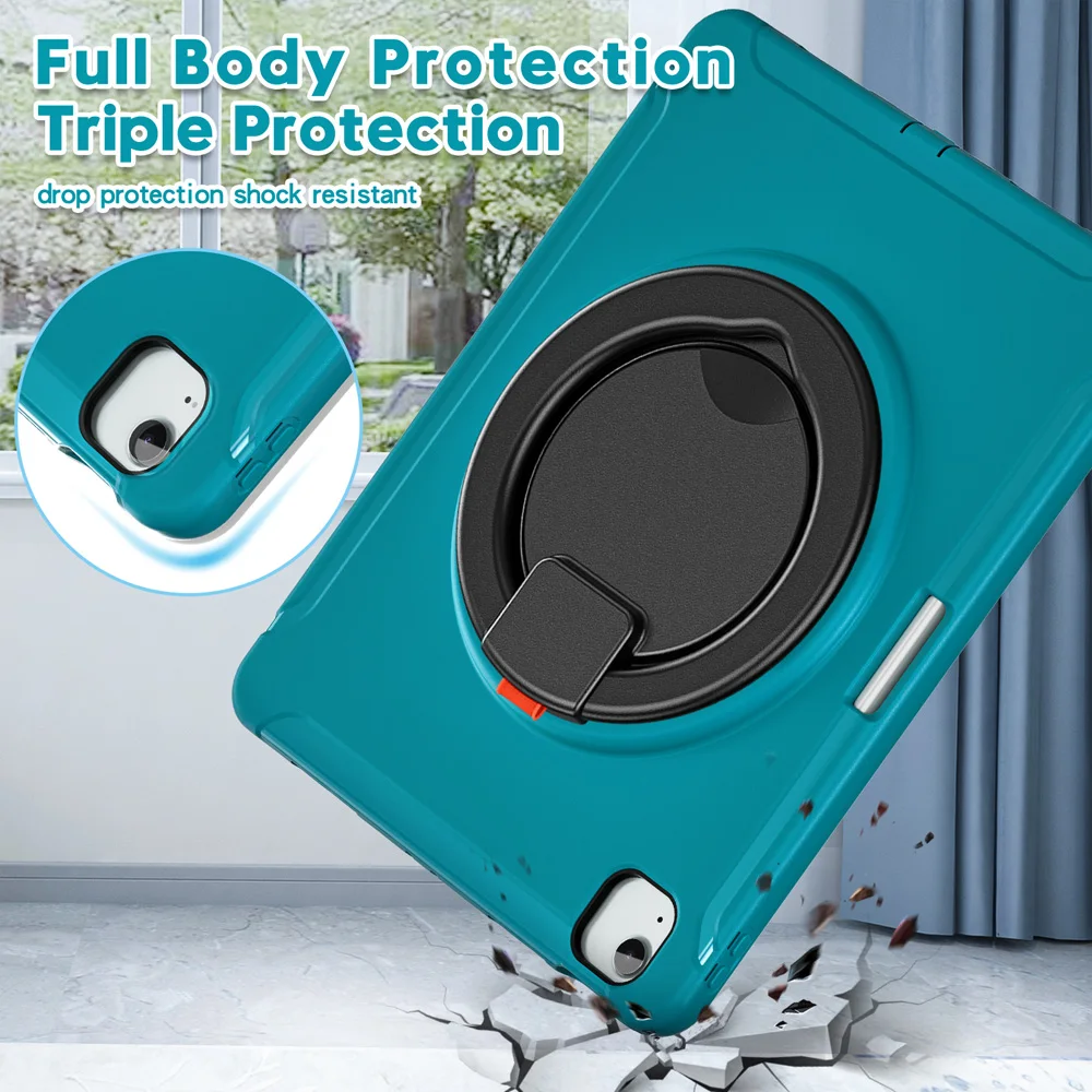 حافظات الكمبيوتر اللوحي المحمولة لجهاز iPad Air13 Air 13 2025 2024 M3 حافظة iPad Pro 12.9 2022/2020/2021/2018 غطاء حامل دوار PC غلاف من البولي يوريثان #1