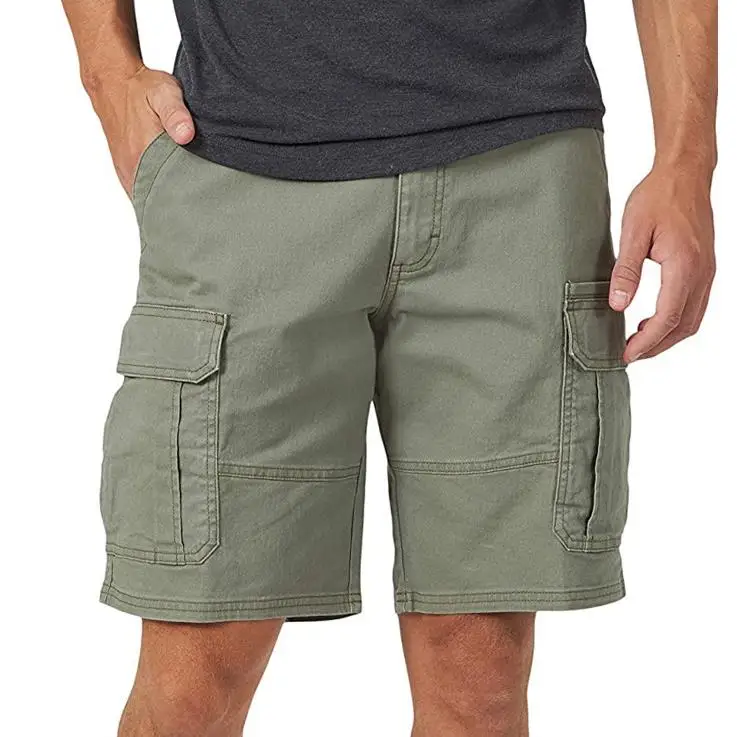 

Men's Work Pants with ket Faion Urban Straight Leg Casual Trousers Khaki Color Youth Summer Cotton 00% Print