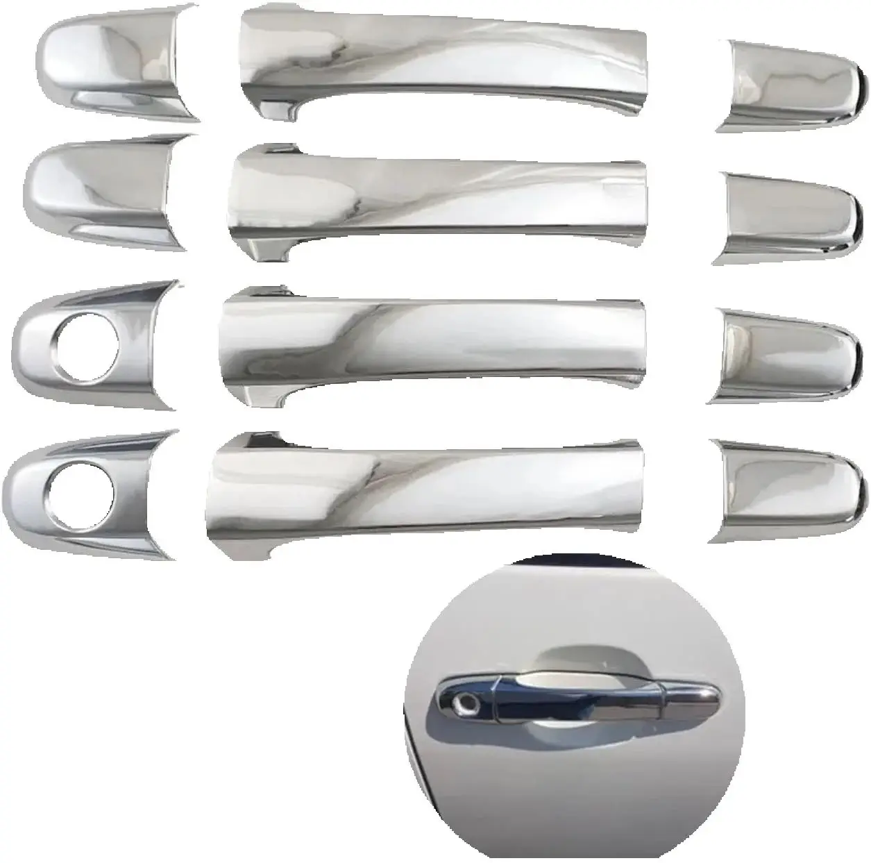 

Premium Grade Chrome Door Handle Cover for 98-03 Lexus RX300 /98-03 Toyota Harrier/ 01-05 Lexus IS300 / 98-05 Lexus IS200