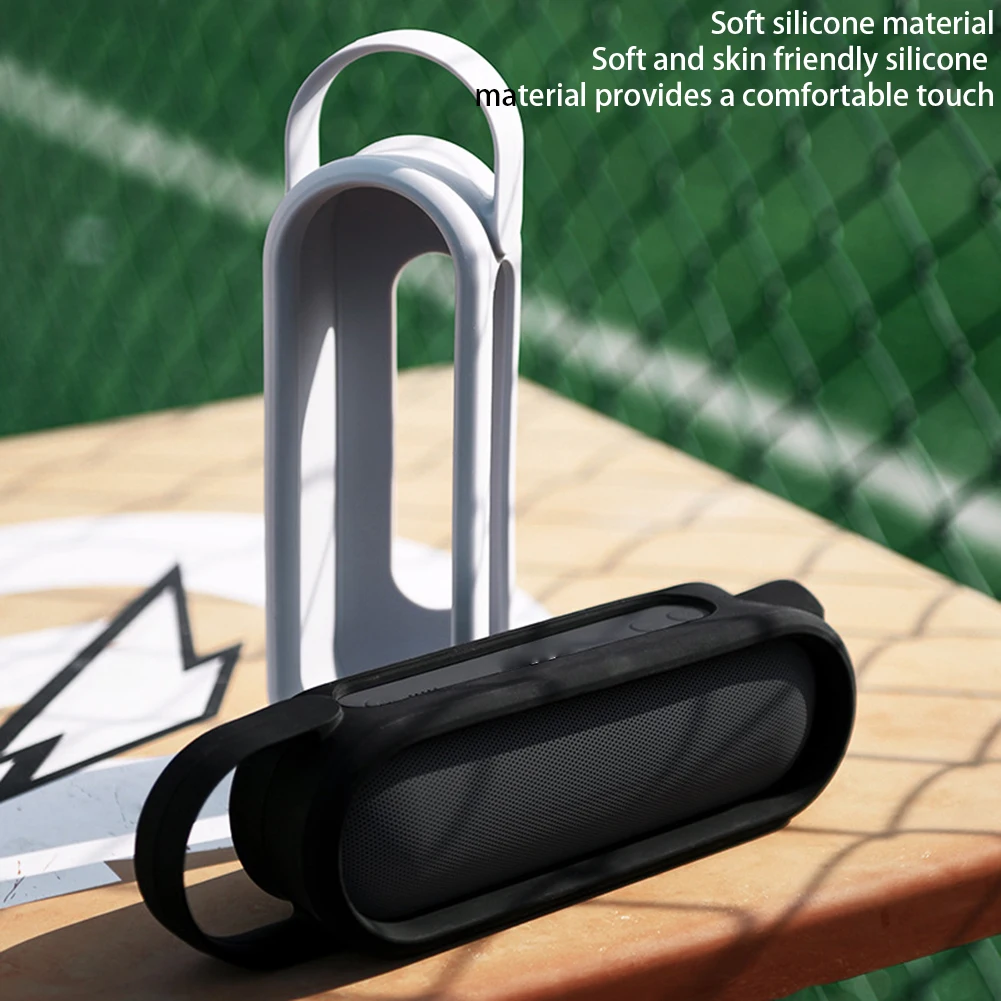 غطاء سيليكون لقرص يدق + ، محمول ، مكبر صوت لاسلكي ، حقيبة حمل للسفر ، مقاوم للصدمات ، واقي ، مضاد للخدش
