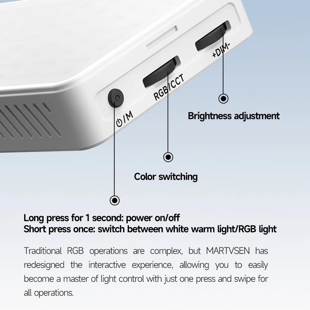 Mini cámara RGB a todo color recargable R9PRO, luz de relleno LED para fotografía, teléfono móvil portátil, Selfie, transmisión en vivo, luz de vídeo