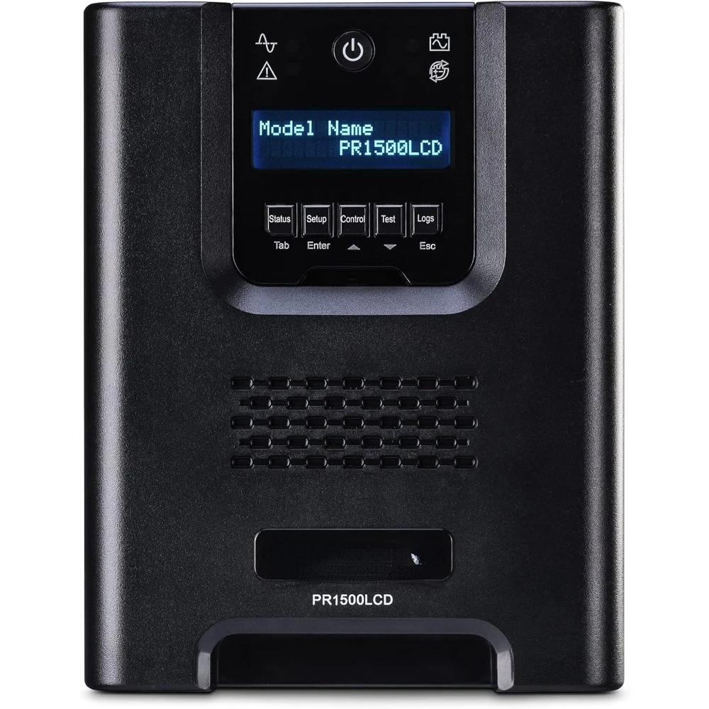 

PR1500LCD Smart App Sinewave UPS System, 1500VA/1500W, 8 Outlets, AVR, Mini-Tower