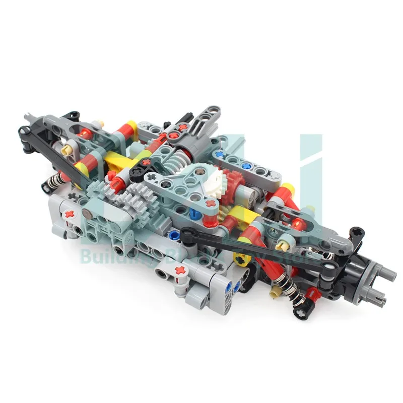 277Pcs Technical Parts Locking Axlewith Differential Automobile Steering Suspension Building Block Bricks DIY Creativity Toy
