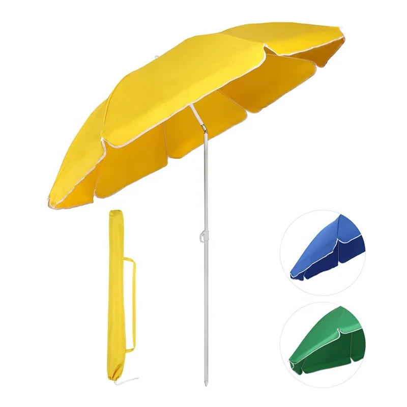 

Portable Outdoor Parasol High UV Protection Sun Beach Umbrella for Camping, Picnic & Outdoor Activities