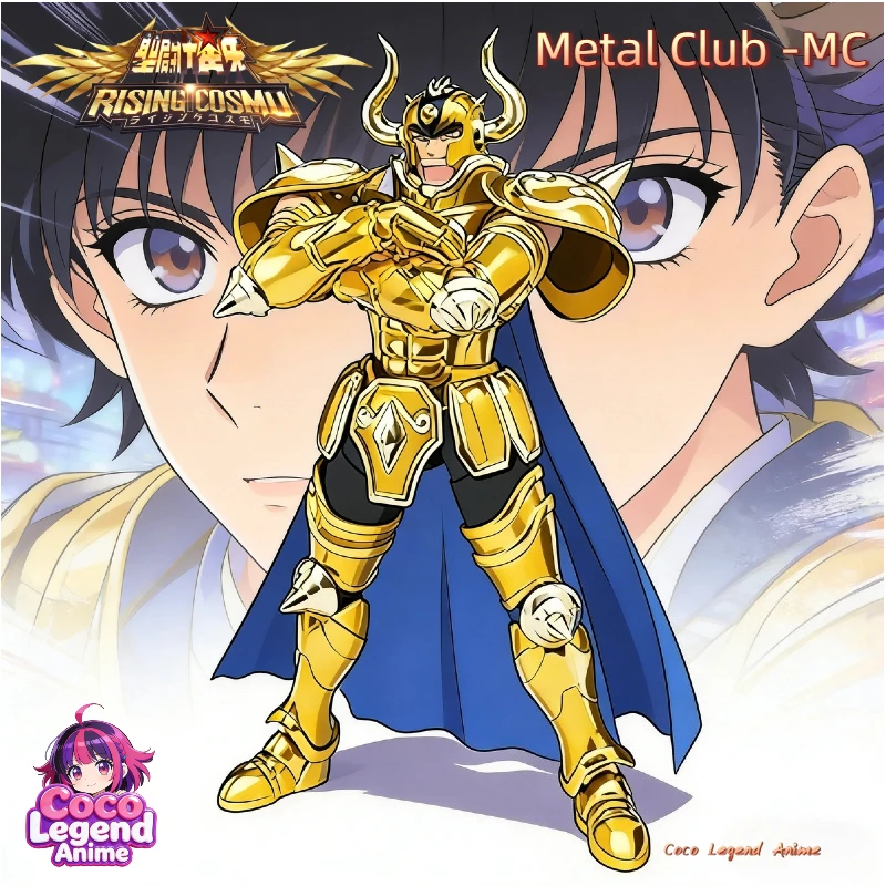 

in Stock Metal Club/MC Saint Seiya Myth Cloth EX Taurus Aldebaran 24K/Mirror Gold Knights of The Zodiac Action Figure Toy Gift