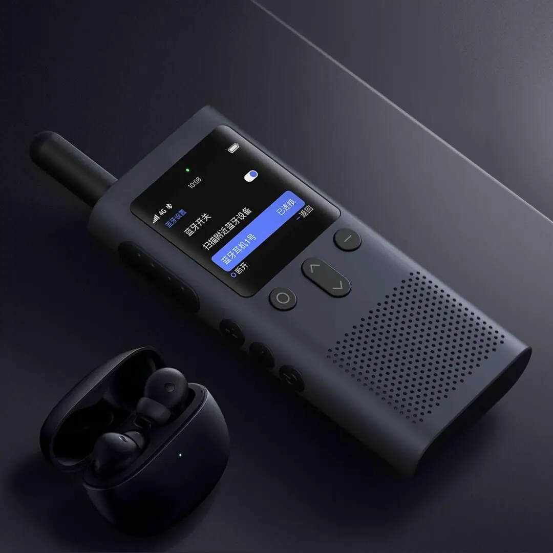 Оригинальная умная рация Xiaomi Mijia Smart Walkie 3 с FM-радио, динамиком, режимом ожидания, приложением для смартфона, быстрой командной