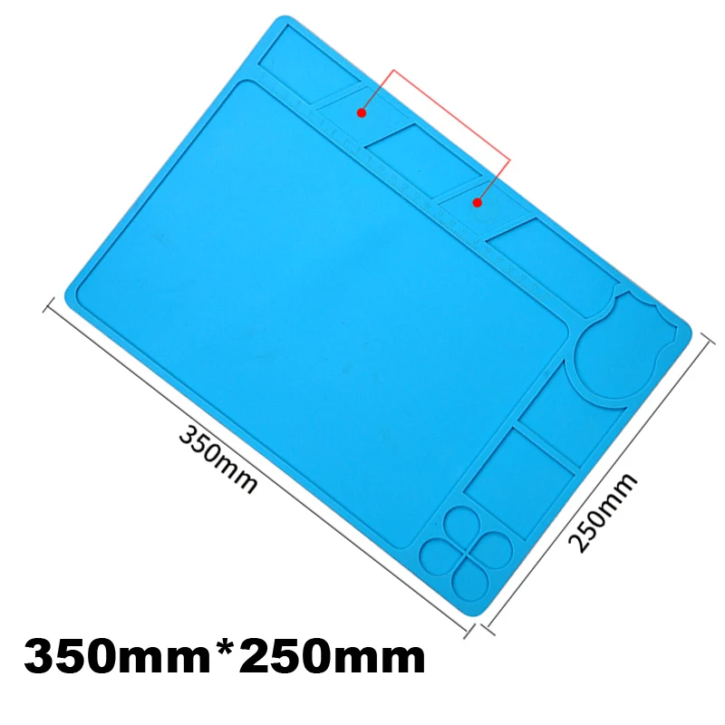 Station de soudage BGA résistante à la chaleur, odorthermique en silicone Wook, coussretours isolant, plate-forme d\'entretien de réparation, outil