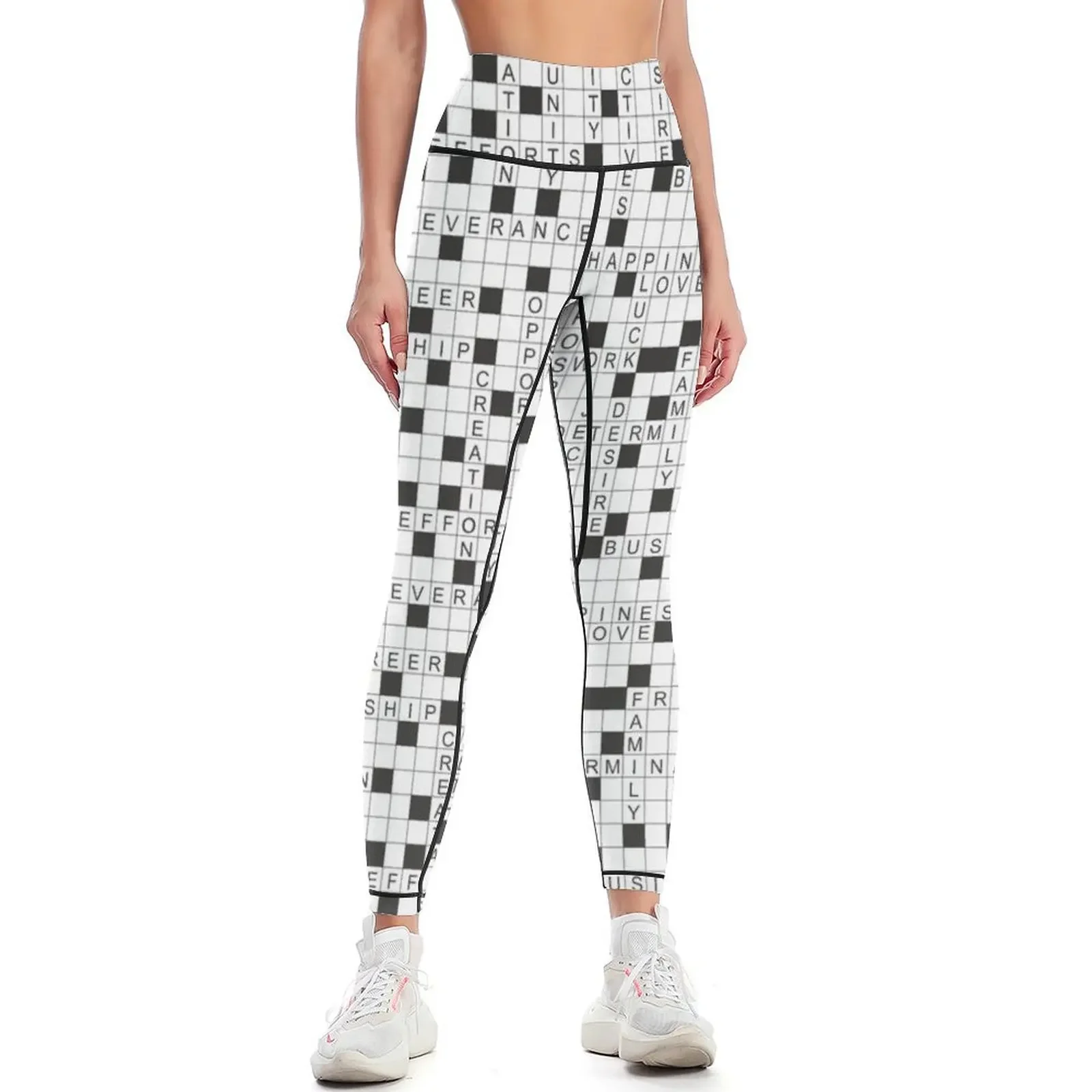 

crossword about life and career Leggings sports for workout clothes for Womens Leggings