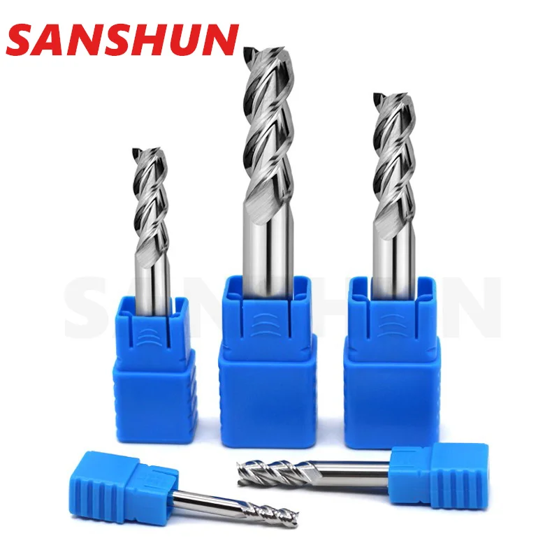 HRC50 Special For Aluminum Milling Cutter Tools 3-Flute CNC Maching Endmills Carbide Tungsten Steel Milling Cutters Tool