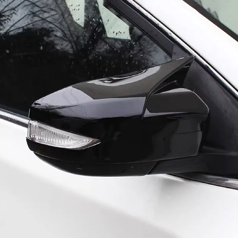 ABS plastic Bull-Horn Door Mirror Cover For Nissan Altima L33 2013 2014 2015 2016 2017 2018 Car Upgrade Cars Accessories