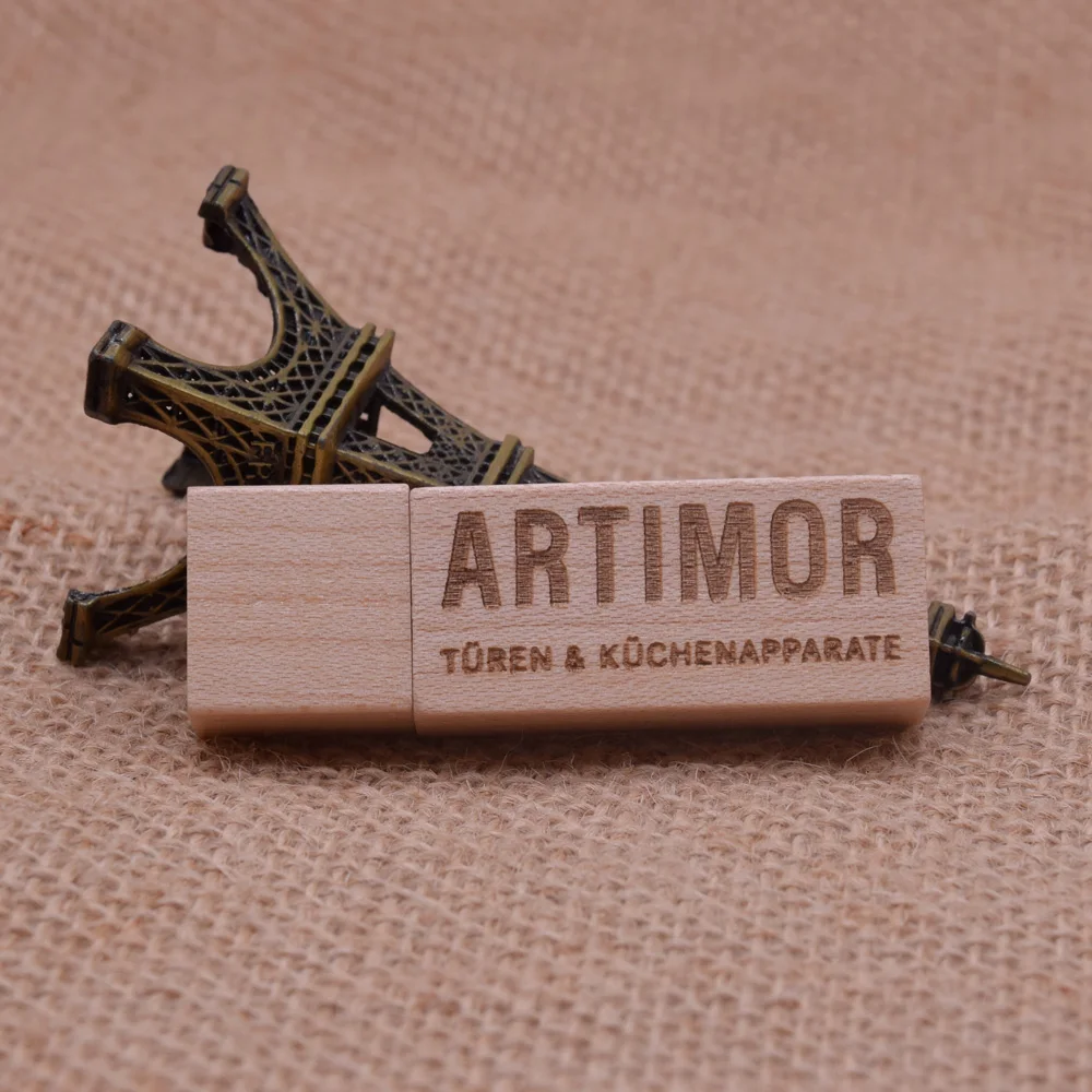 30/50개 맞춤형 로고 나무 USB 플래시 드라이브 펜 드라이브 4GB 8GB 16GB 32GB 64GB 스마트 펜드라이브 USB 스틱 사진 촬영 비즈니스 선물