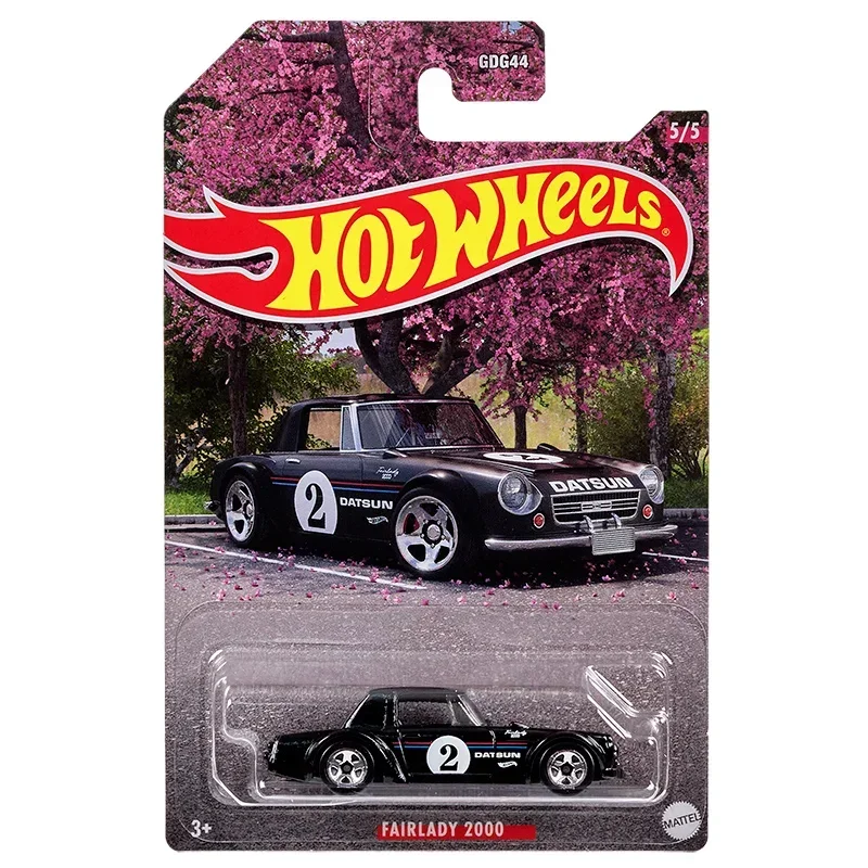 Original Hot Wheels Car Japanese Classic Diecast 1/64 Vehicles Honda Prelude Toyota 2000GT Kids Boys Toys for Children Gift