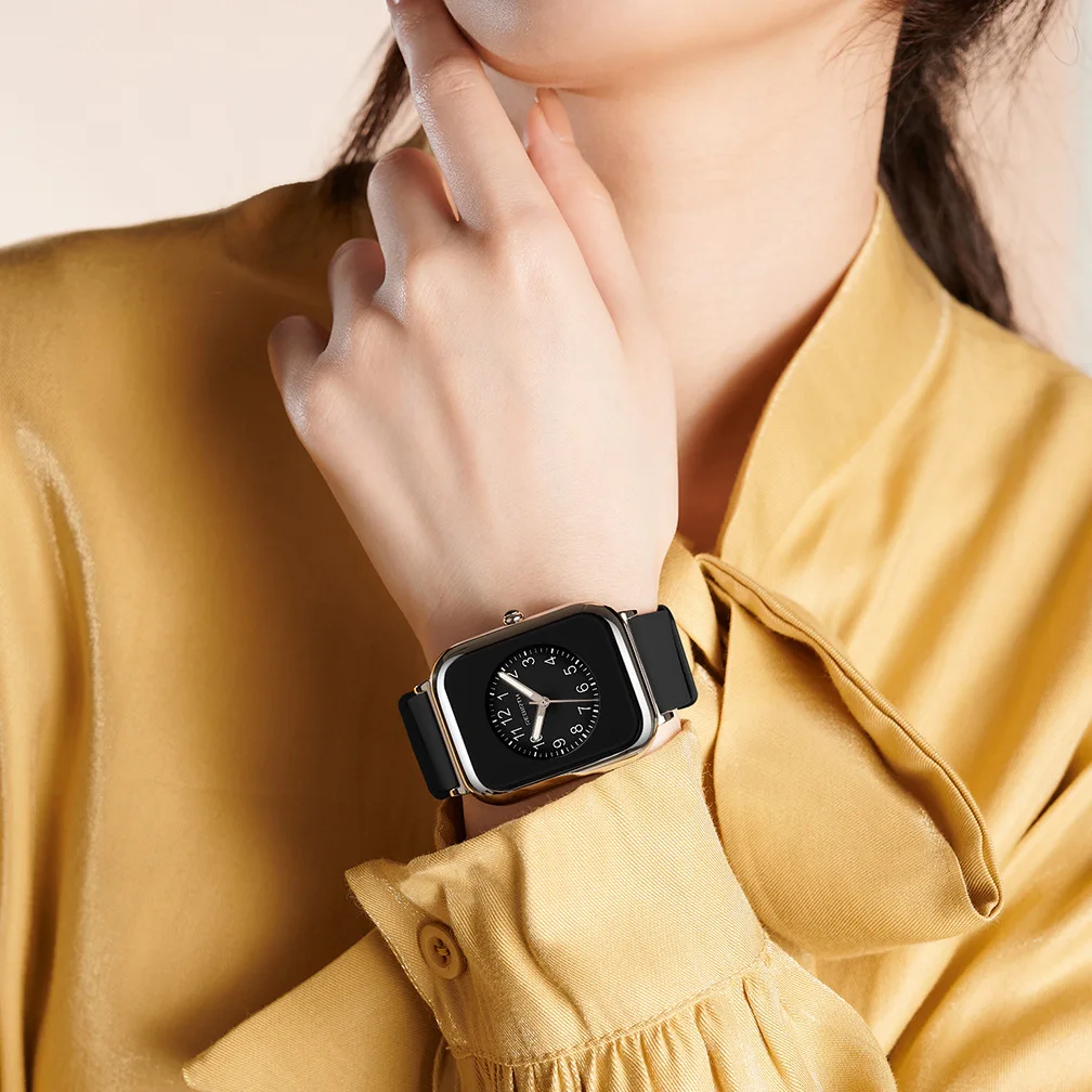 REBIRTH 096 Luxury Fashionable Women's Watch montre femme Bracelet, Vintage & Ins Elegant & Versatile  ladies Quartz Watches