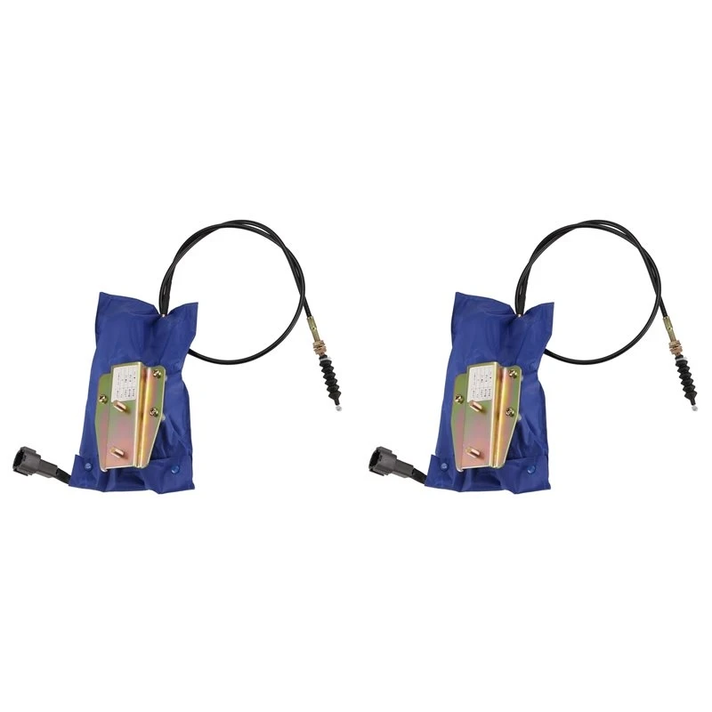 2X 24V Stop Solenoid Motor Electric Flameout Shut Down Motor Switch 1819002270 For Isuzu 4BG1 6BG1 Engine 181900-2270