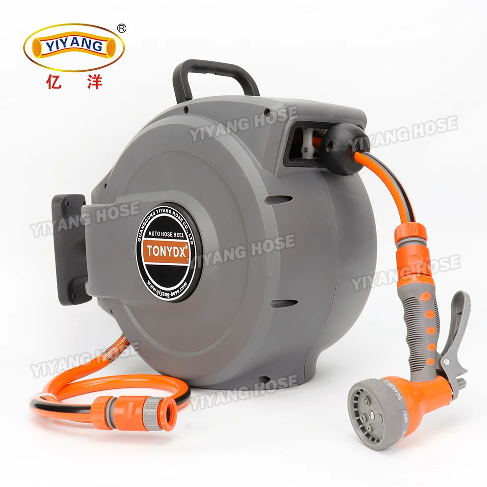 High Quality 1/2 10m 15m 20m 30m 50ft 100ft Garden Water Hose Reel Car Wash Hose Reel Wall Mount Garden Hose Reel