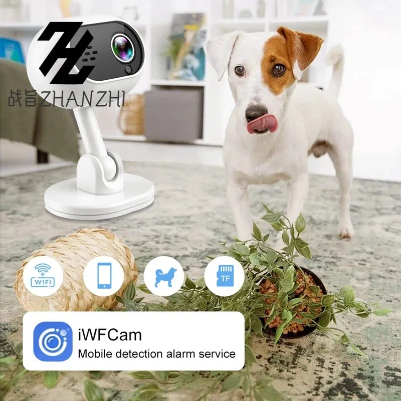 1Set A4 1080P Smart Mini Wifi IP Camera Indoor Wireless Cam Security Home CCTV Surveillance Cam +Auto Tracking On Iwfcam App