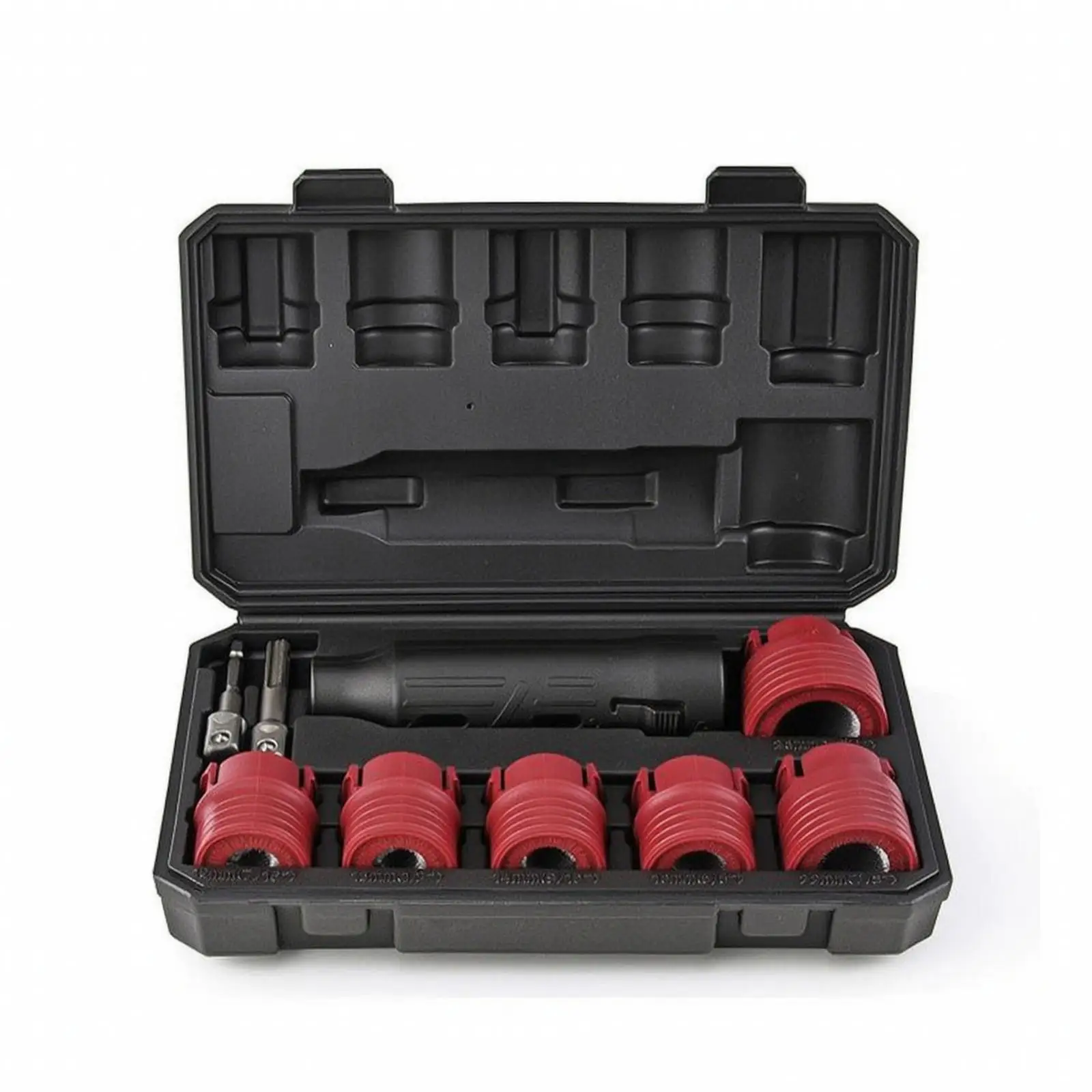 9 Pieces Rust Removal Brush Kit Efficient Wheel Hub Compact