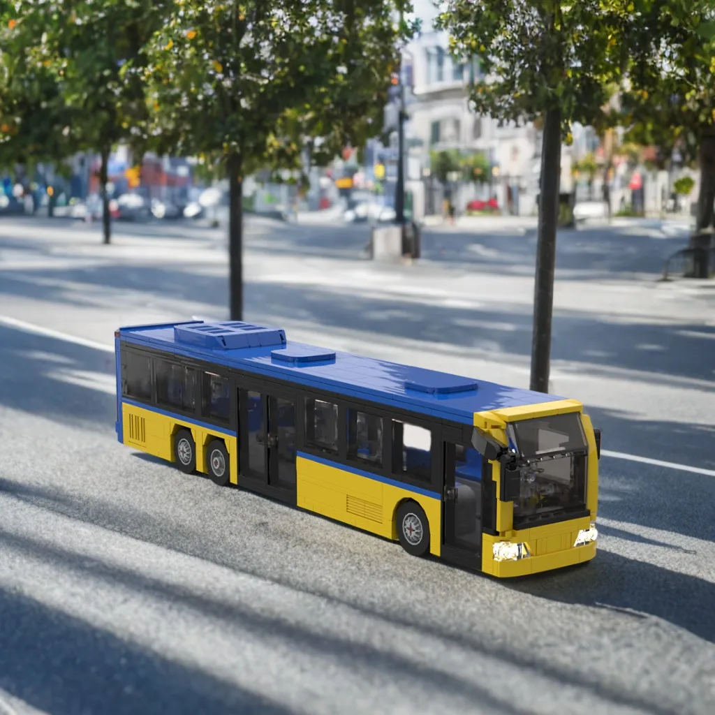 

706pcs MOC Mercedeses Citaro Bus DIY Model Building Blocks Birthday Toys Gift for Urban Transport Fans