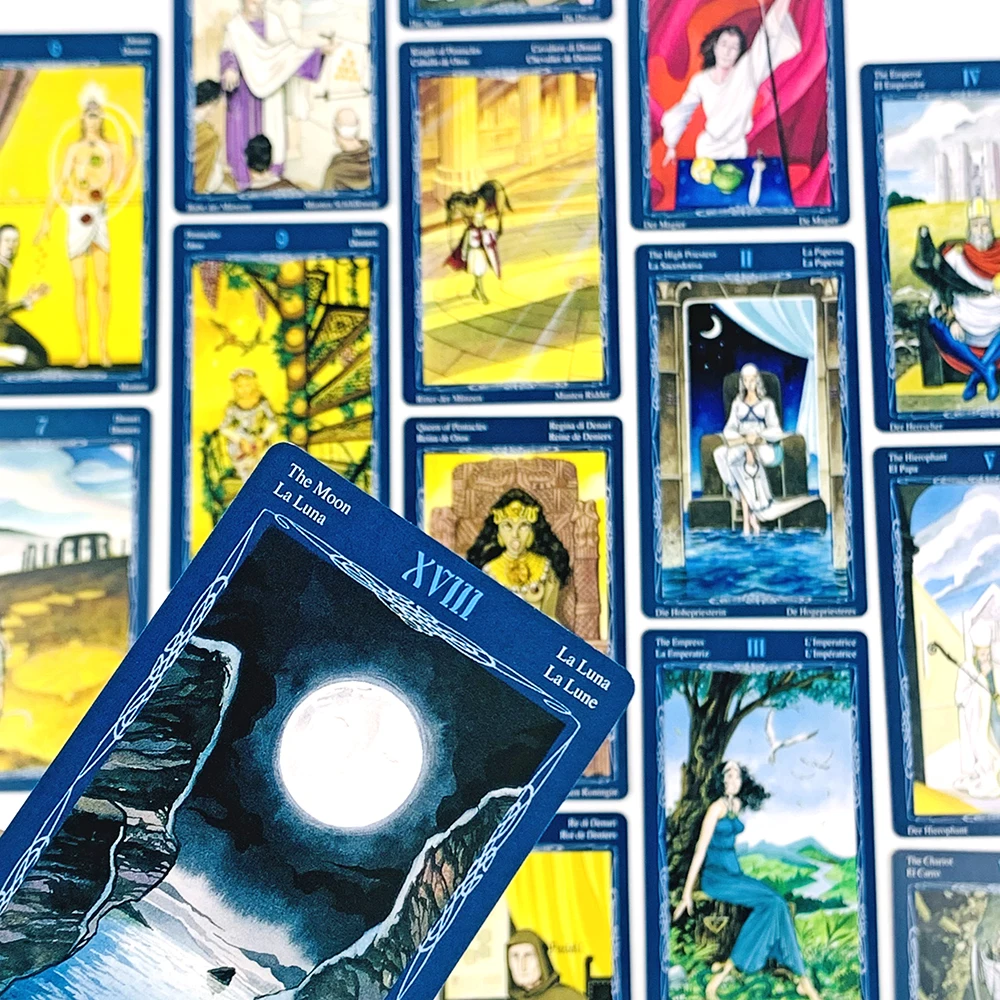 Nuevas cartas de Tarot, cartas de juego de reunión familiar, edición de adivinación de visiones en inglés, juegos Borad, Halloween, regalos de navidad