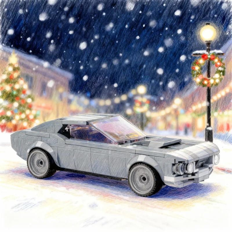 317pcs MOC John Wick Boss Fordes Mustangs City Champions Model Building Blocks Christmas Gift Toy Construction Brick Birthday - view 2