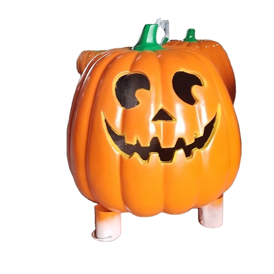 

Большая стекловолоконная тыква, скульптура Хэллоуина, праздничная вечеринка, настенные украшения, товары для Хэллоуина, рождественские принадлежности, украшения